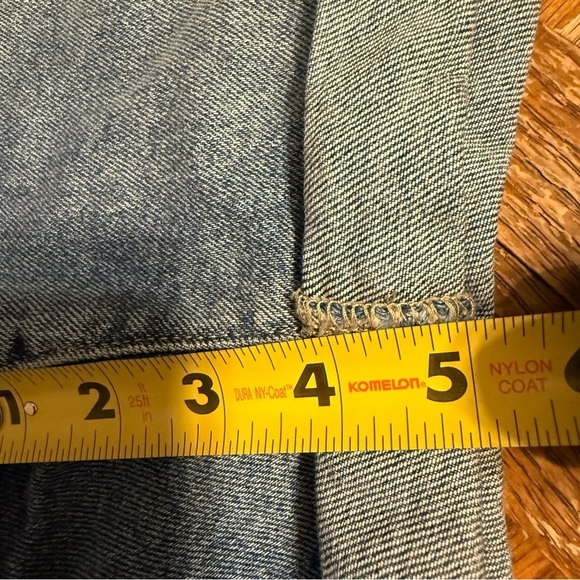 NEW Lane Bryant Boyfriend Short Denim Distressed Overalls Shortalls Sz 18 Casual - Picture 14 of 14